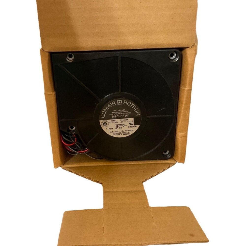 Comair Rotron Biscuit DC Blower Model BD1253H 12V 6.8W 50Hz 23 CFM 12" Leadwires